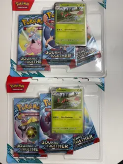 Pokemon Journey Together 3 Pack Blister (Yanmega) Sealed TCG - SET OF 2 - Image 5