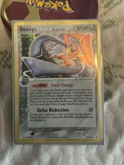 Pokemon TCG Deoxys Delta Species Ex Holon Phantoms Pokemon Promos 4/110 - Image 1