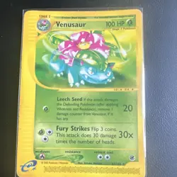 Pokemon TCG Venusaur Expedition Base Set Rare Regular 067/165 100 HP - Image 1