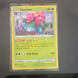 Pokemon TCG Venusaur Pokemon GO 003/078 Holo Rare ENG 2022 - Image 1