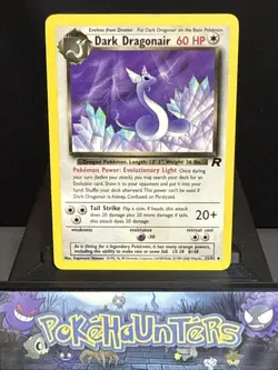 Pokemon Card Dark Dragonair 33/82 Non Holo Team Rocket WOTC Played 2 - Image 1