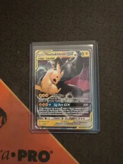 Pokemon TCG Team Up Set Pikachu/Zekrom GX NM - Image 1