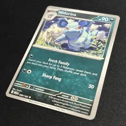 Nidoran, Nidorina, Nidoqueen - Pokemon 151 - Evolution Lot NM Near-Mint English - Image 5