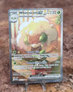 Pokemon TCG Whimsicott EX 165/086 White Flare Special Illustration Rare NM - Image 1