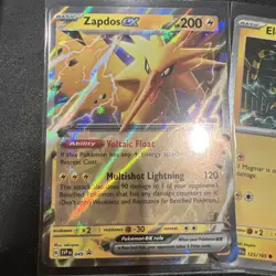 Electabuzz 125/165 Cosmos Holo + Zapdos ex SVP 049 NM SV 151 Promo Pokemon Set - Image 2