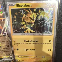 Electabuzz 125/165 Cosmos Holo + Zapdos ex SVP 049 NM SV 151 Promo Pokemon Set - Image 3