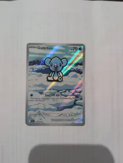 Pokemon TCG Black Bolt Cubchoo 109/086 Illustration Rare 109/086💎🔥 - Image 3