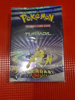 "RARE" Pokemon "TURMOIL" Legendary Collection Factory Sealed Theme Deck - Image 1