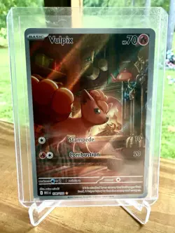 Pokemon TCG Vulpix 138/132 Illustration ME01 Mega Evolution NM/M Condition - Image 1