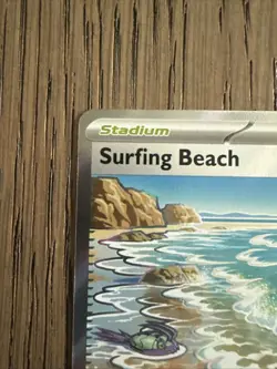 2026 Pokemon Chaos Rising Surfing Beach 114/086 1st Edition - Image 2