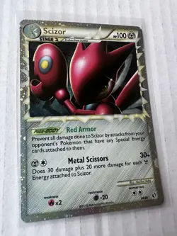 Pokemon TCG Scizor Prime 84/90 Holo Undaunted LP RARE - Image 2