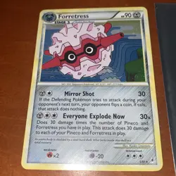 2011 Pokemon Call Of Legends Forretress Holo 5/95 Near Mint - Image 1
