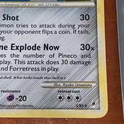 2011 Pokemon Call Of Legends Forretress Holo 5/95 Near Mint - Image 2