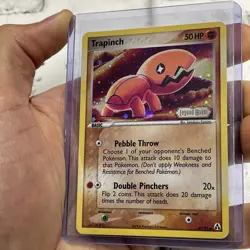 Pokemon TCG Trapinch Holo EX Legend Maker 2006 #67/92 LP/NM Pokemon Card Stamped - Image 2