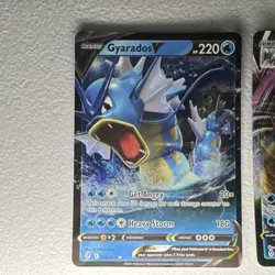 Pokemon TCG Gyarados V & Gyarados VMAX Holo Lot 2x English 028/203 029/203 - Image 2