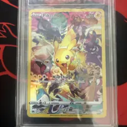 Pokemon Pikachu Full Art Secret Rare Holo Crown Zenith 160/159 TAG 10 GEM MINT - Image 4