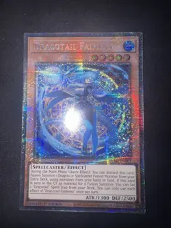 Yugioh Dracotail Faimena - JUSH-EN002 - 1st Ed. Starlight Rare - NM - Image 1