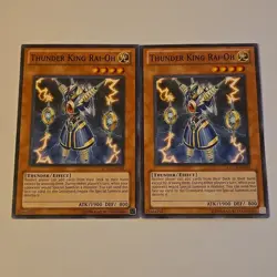 Yu-Gi-Oh! - 2x Thunder King Rai-Oh - LCGX-EN203 - Unlimited Edition - Image 1