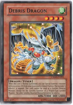 Yugioh - Debris Dragon CRMS-EN002 Unlimited - Crimson Crisis - Image 1