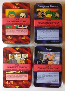 309 CARDS COMMON / UNCOMMON SET UNLIMITED 1995 ILLUMINATI NEW WORLD ORDER INWO - Image 4