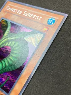 Yugioh Sinister Serpent SDD-002 Prismatic Secret Rare Unlimited MP - Image 4