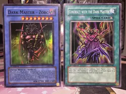 Dark Master - Zorc+Contract With The Dark Master Lot DCR 1st - LP - YuGiOh! - Image 1