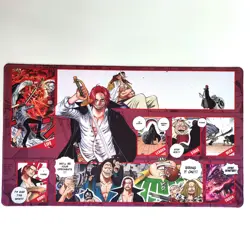 One Piece Shanks Playmat - Emperor Red Hair Pirates Spielmatte Mousepad TCG - Image 4