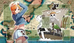 One Piece Playmat Nami (Design #3) - Image 1