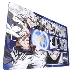 One Piece Luffy Gear 5 Playmat - Ruffy Holo Foiling Foil God Nika Spielmatte - Image 2
