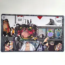 One Piece Blackbeard Playmat - Marshall D. Teach Spielmatte Mousepad TCG Emperor - Image 4
