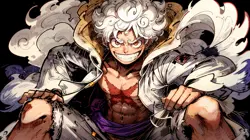One Piece - Luffy / Ruffy Gear 5 Mousepad Playmat Matte Mauspad Spielmatte Mouse - Image 1