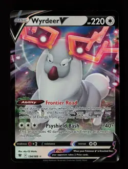 Wyrdeer V 134/189 Ultra Rare Holo SWSH10: Astral Radiance Pokemon Card - Image 1