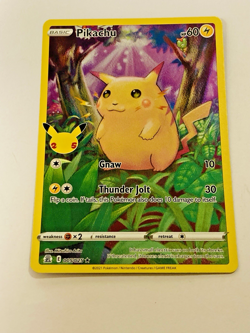 Pokemon TCG Celebrations Pikachu Holo Card 005/025 25th Anniversary - Image 3