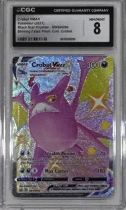 CGC Graded Pokemon TCG 5-Graded Card Lot: Crobat VMAX, Gardevoir VMAX Holo - Image 2