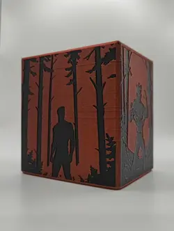 Werewolf themed MTG Deck Box, EDH Commander Card Case - Image 3