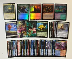 Magic Final Fantasy Card Lot Choco, Seeker Of Paradise + Bird, Plains, Art, Bulk - Image 1