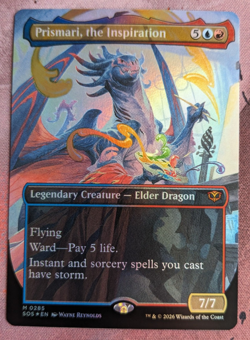 Prismari, the Inspiration - Secrets of Strixhaven - MTG Borderless Foil # 285 - Image 1