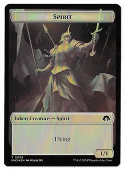 MTG Spirit Servo FOIL Modern Horizons 3 (MH3) Double-Sided Token #0008 Unplayed - Image 1