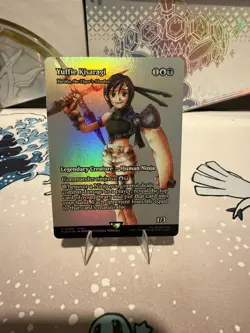 Yuffie Kisaragi Borderless Foil, MTG Single, FIN 0060 Rare NM - Image 1