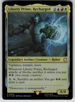 Liberty Prime, Recharged Foil M Universes Beyond: Fallout 5 NM - Image 1