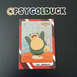 2025 Pokemon Kanto Full House - Silver Holo - Snorlax #143 B11 - Image 1
