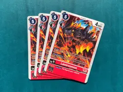 Lavorvomon EX7-009 Playset Digimon Liberator Card Game x4 - Image 1