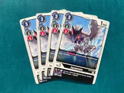 Jazamon EX3-047 Playset Draconic Roar Digimon Card Game x4 - Image 1