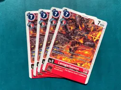 Lavogaritamon EX7-012 Playset Digimon Liberator Card Game x4 - Image 1