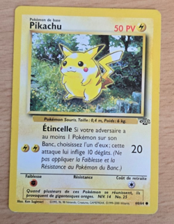 Carte Pokemon : Pikachu 60/64 Edition 2 Jungle Wizards Francaise - Image 1