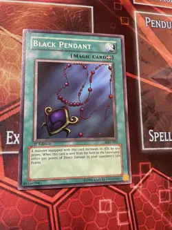 Yugioh! Black Pendant MRL-003 Super Rare 1st Edition NM - Image 1
