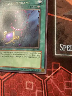 Yugioh! Black Pendant MRL-003 Super Rare 1st Edition NM - Image 2