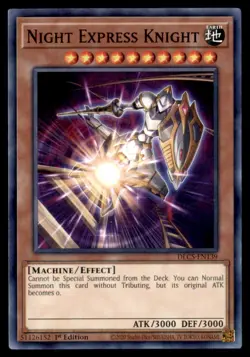 Yu Gi Oh! Night Express Knight DLCS EN139 DLCS 1st Edition Regular - Image 1