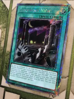 YuGiOh CLOCKWORK NIGHT Platinum Secret Rare RA03-EN071 - Image 1