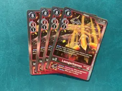 Lavogaritamon EX3-011 Playset Draconic Roar Digimon Card Game x4 - Image 1
